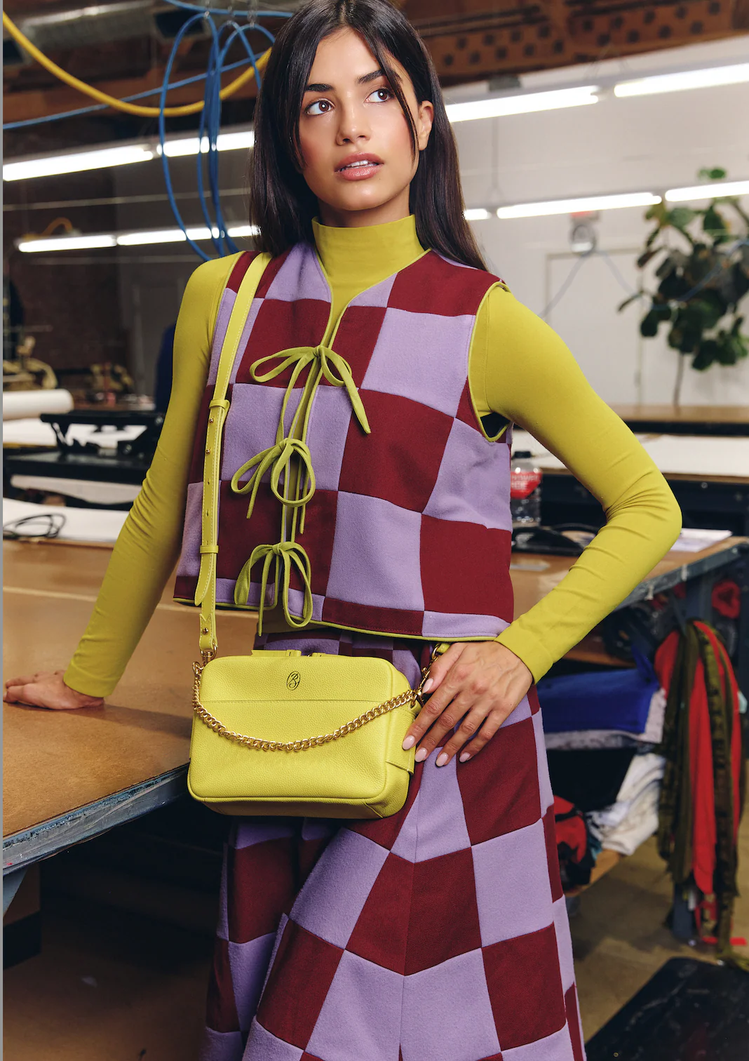 The Belmont Bag - Chartreuse - Image 3