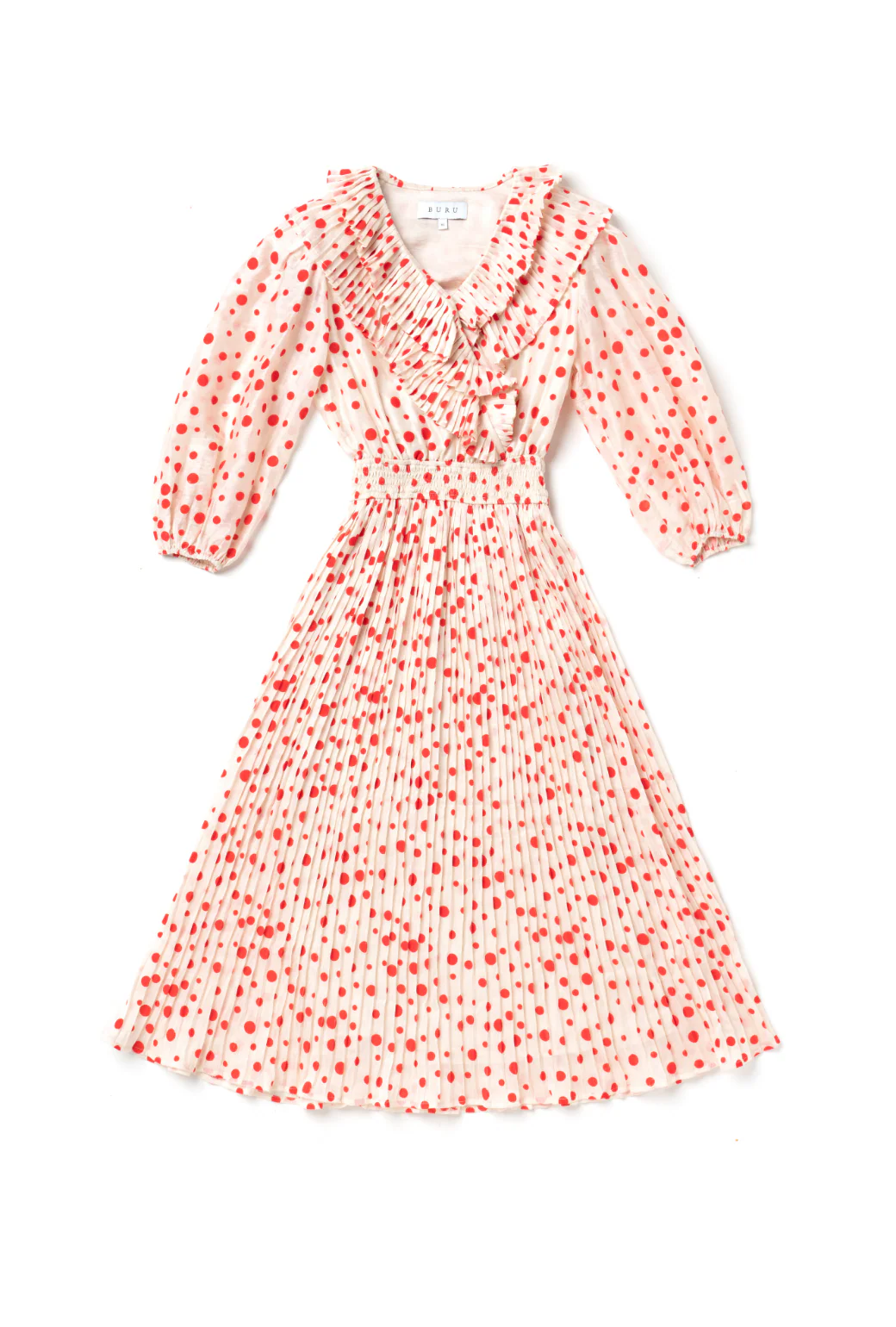 The Blanche Dress - Flocking Dot - Image 2