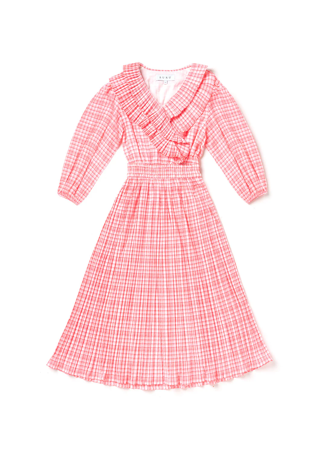 The Blanche Dress - Pink Seersucker - Image 3