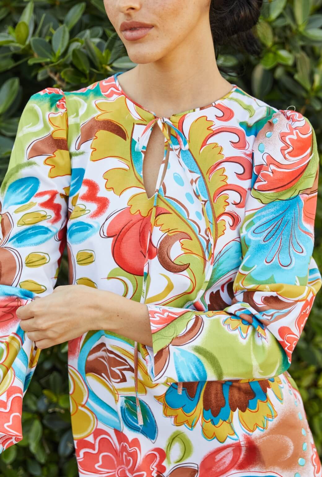 The CZ Shift Dress - Graffiti Floral - Image 5