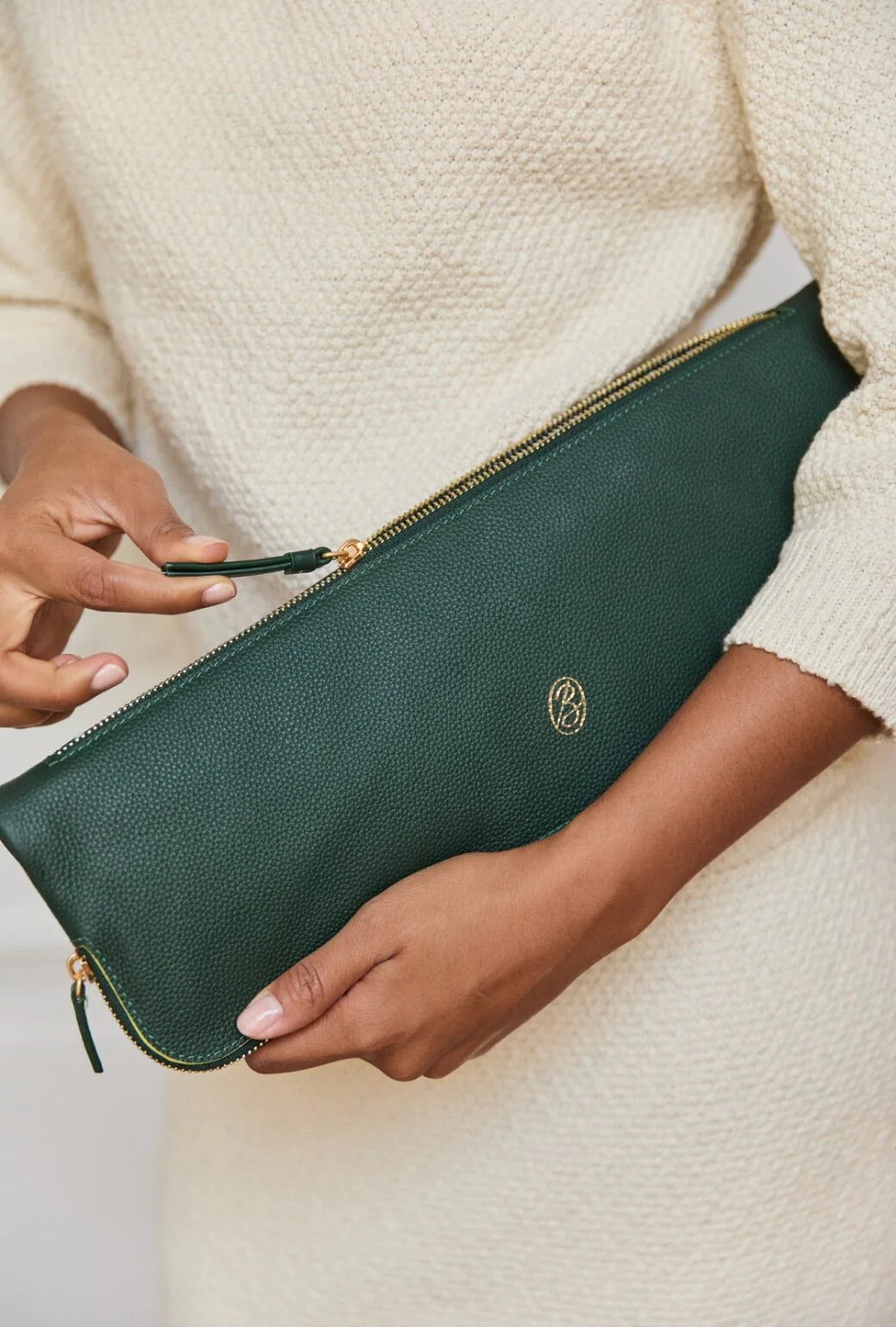 The East to West Clutch - Deep Green - Image 4