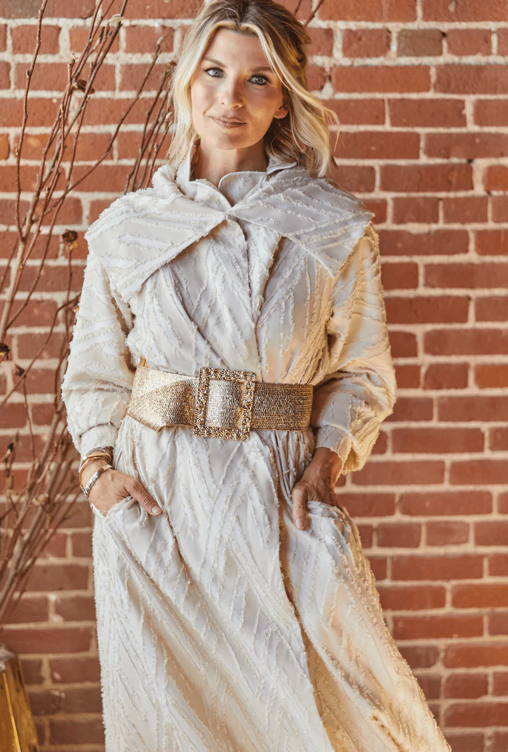The Grace Coat 2.0 - Ivory Fringe - Image 4
