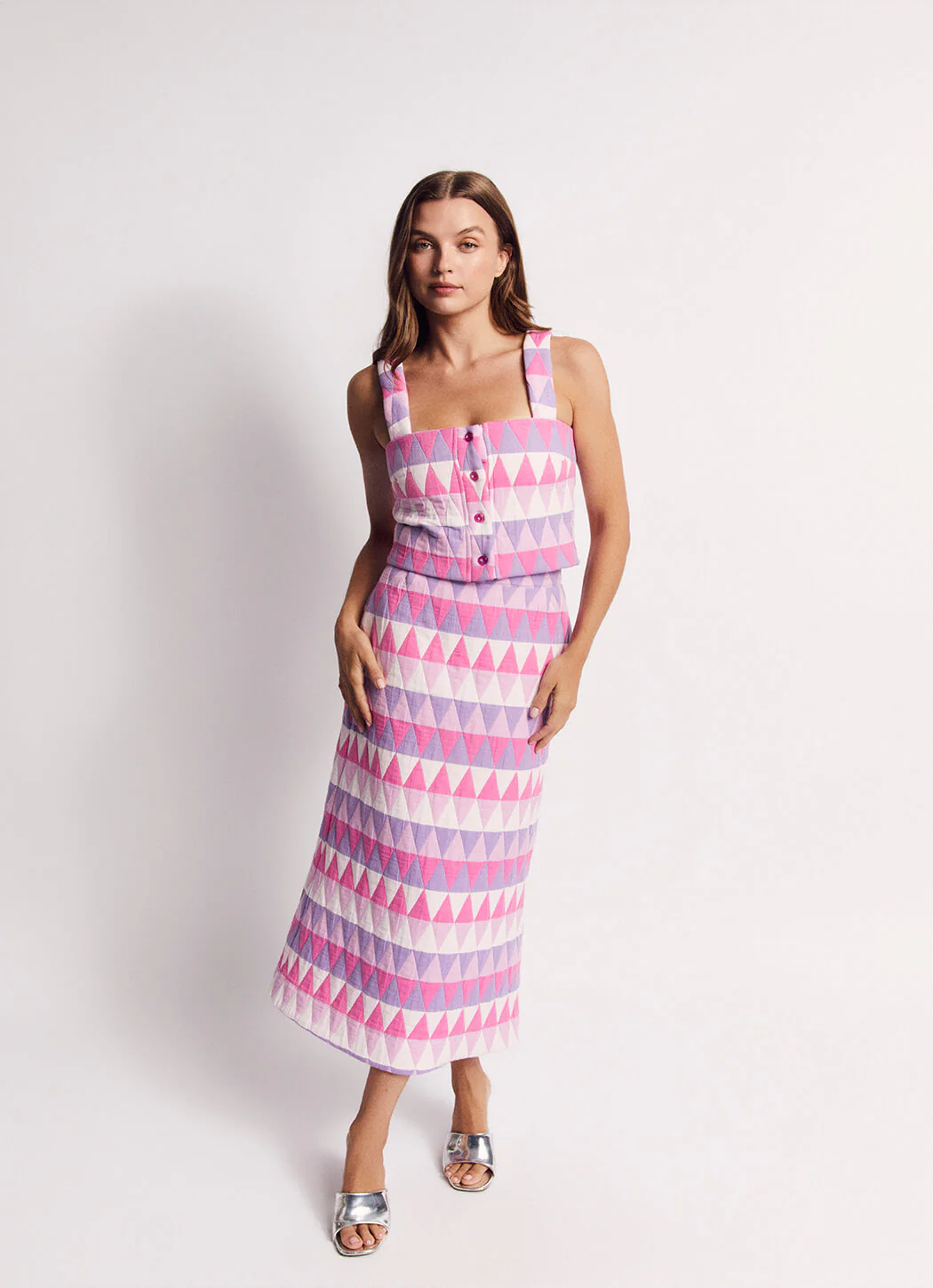 The Hostess Skirt - Pink & Purple Prism - Image 3