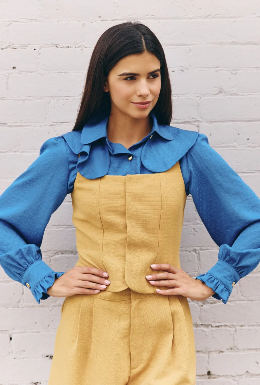 The Keaton Vest - Marigold - Image 9