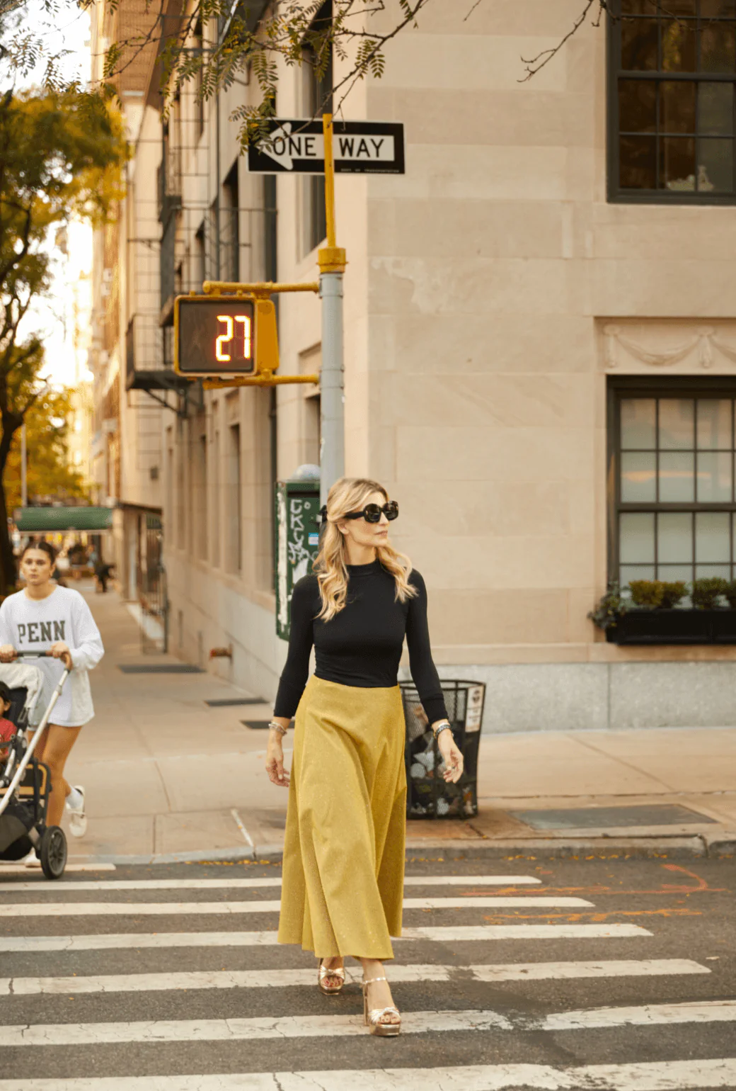 The Laura Skirt - Gold Sparkle - Image 4