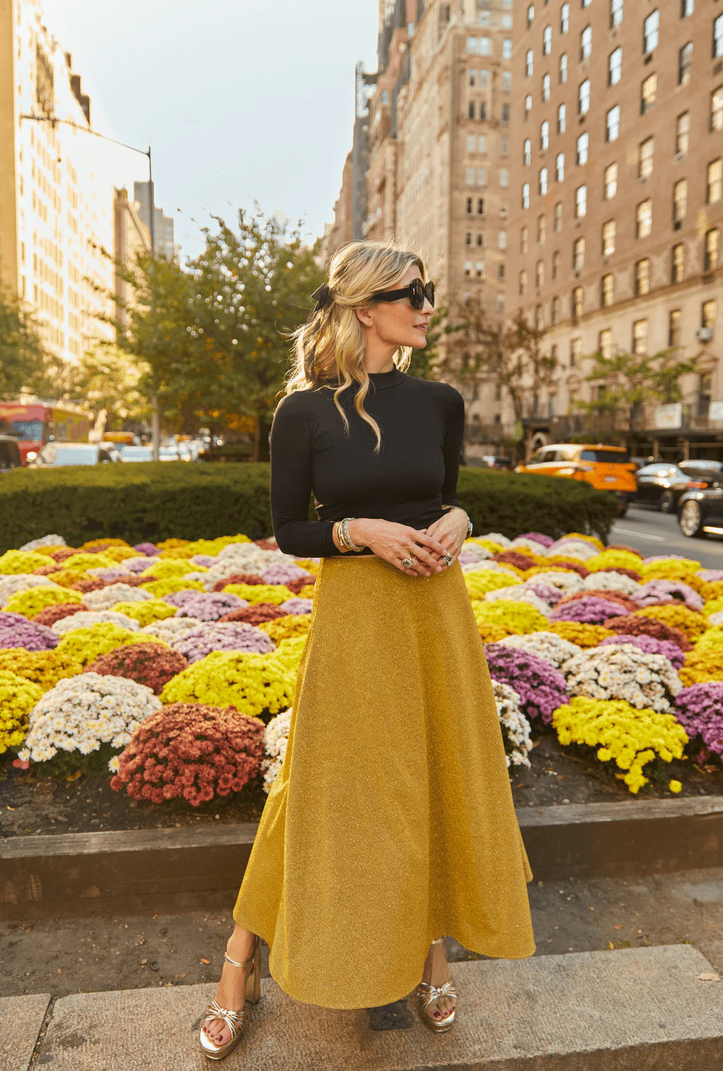 The Laura Skirt - Gold Sparkle - Image 6
