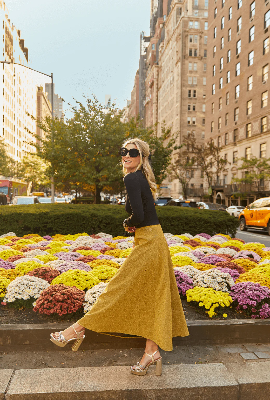 The Laura Skirt - Gold Sparkle - Image 7