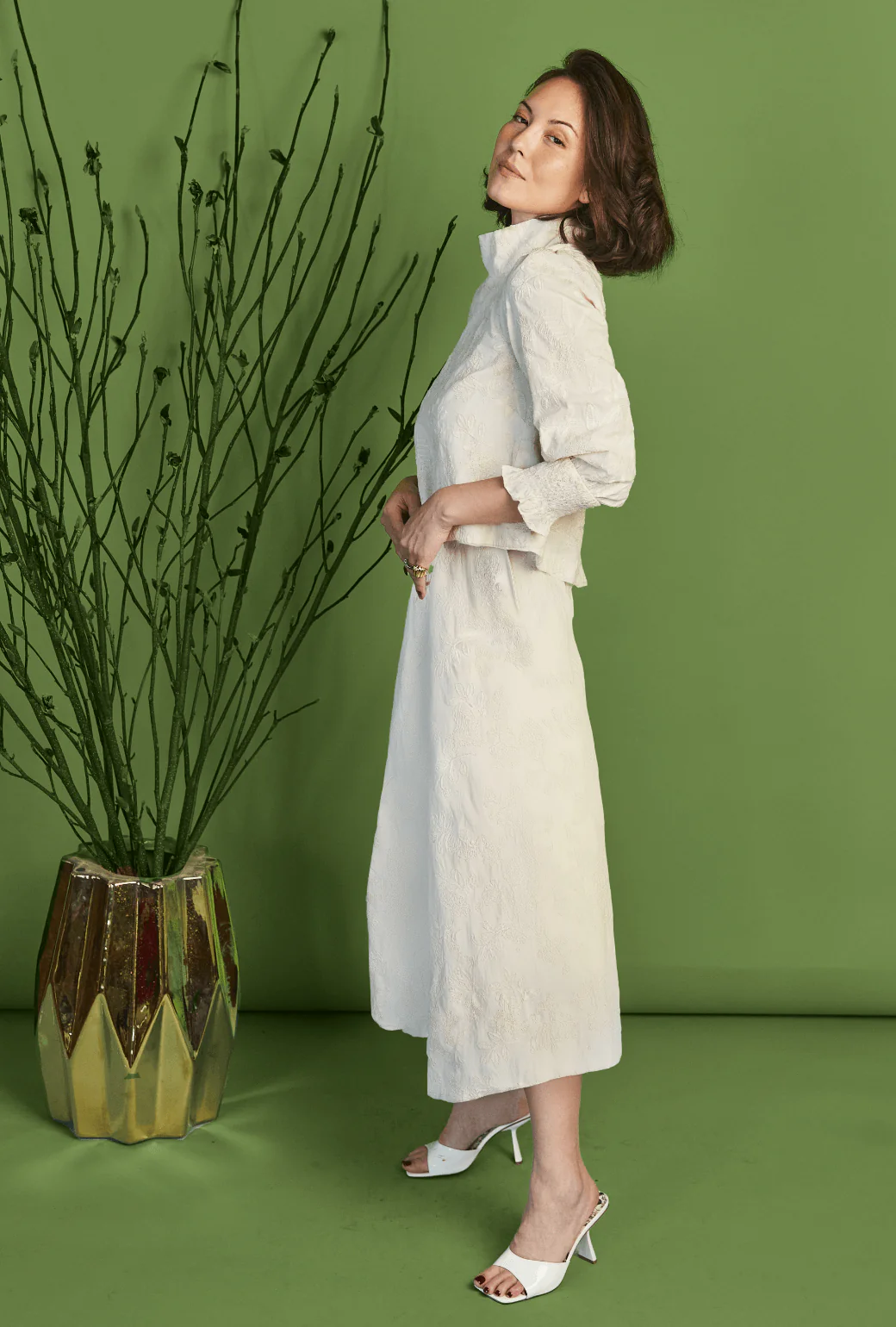 The Laura Skirt - Ivory Embroidery - Image 9