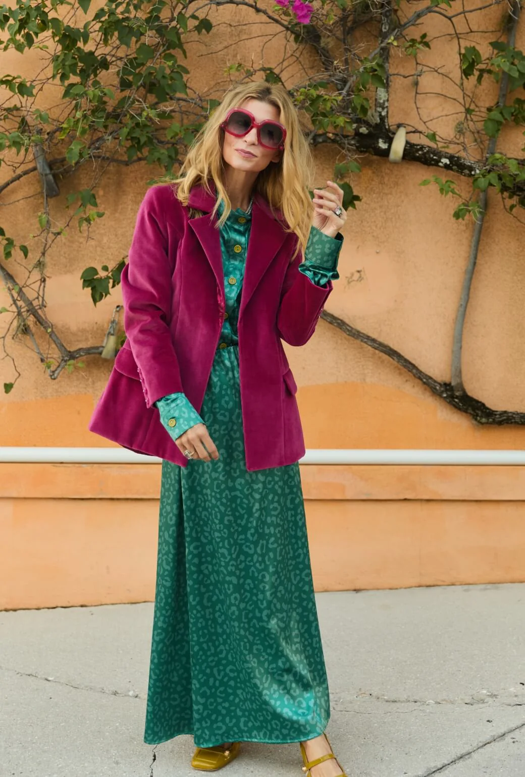 The Leland Skirt - Aqua Cheetah - Image 3