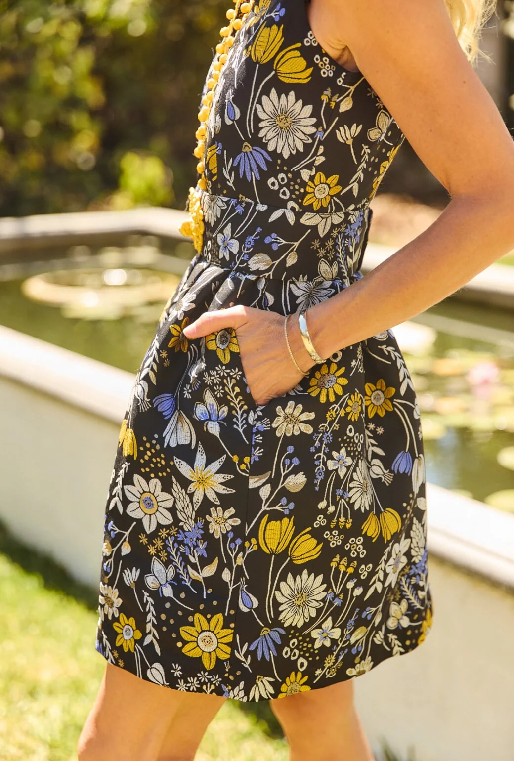 The Priscilla Dress - Bouquet Brocade - Image 6