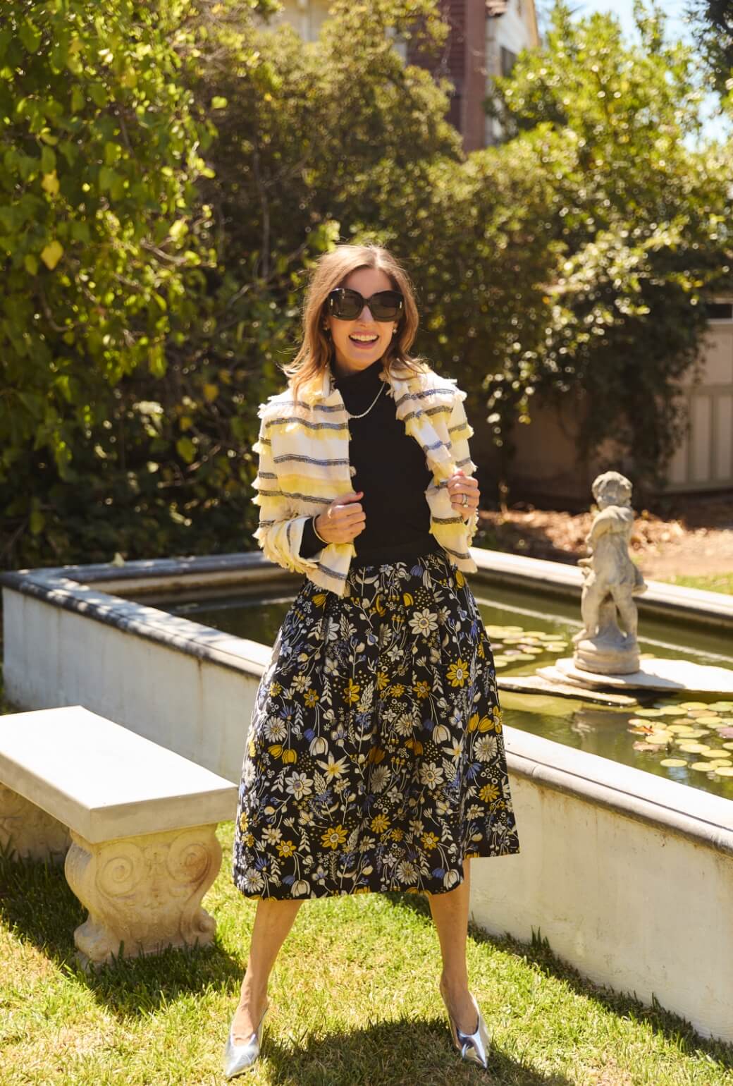 The Reed Skirt - Bouquet Brocade - Image 7