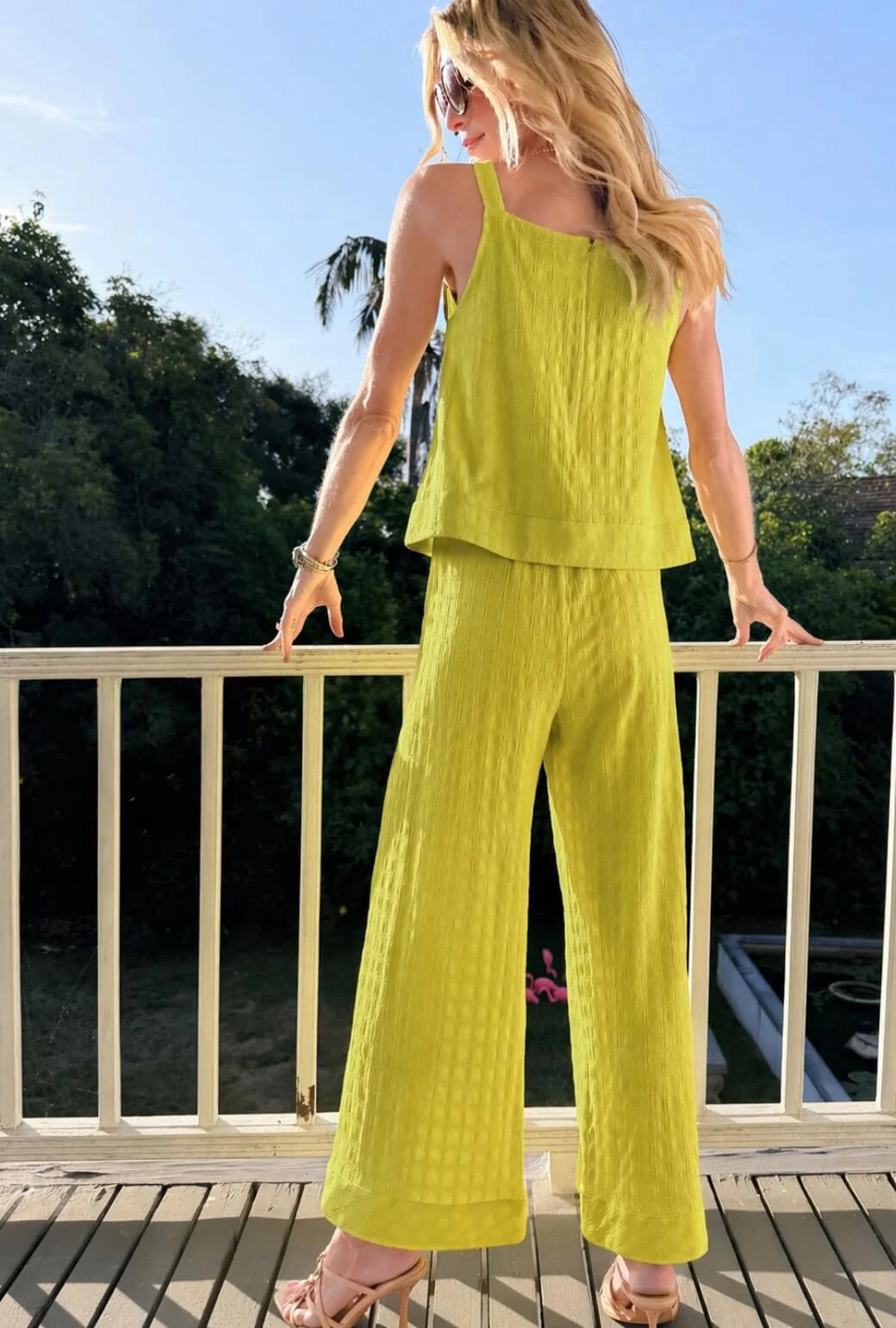 The Stokes Swing Top - Courtside Yellow Knit - Image 4